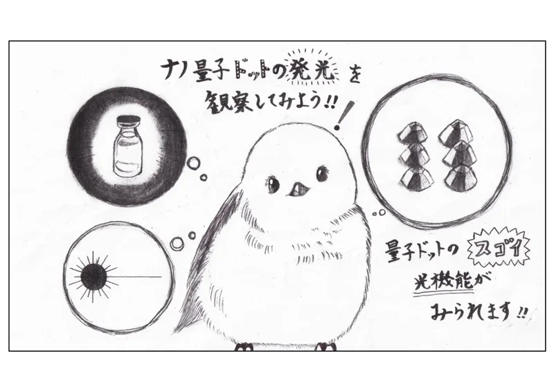 ナノ量子ドットの発光を観察してみよう！